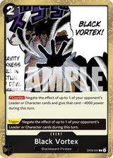 Black Vortex (Pirate Foil) - One Piece Card Game