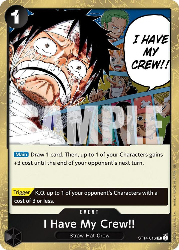 I Have My Crew!! (Pirate Foil) - One Piece Card Game