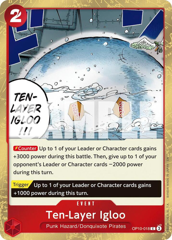 Ten-Layer Igloo (Pirate Foil) - One Piece Card Game