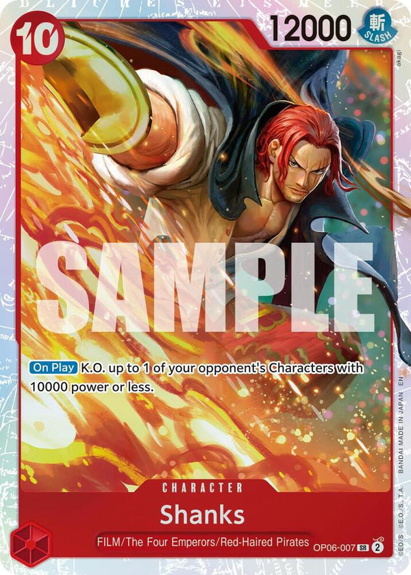 Shanks (Reprint) - One Piece Card Game