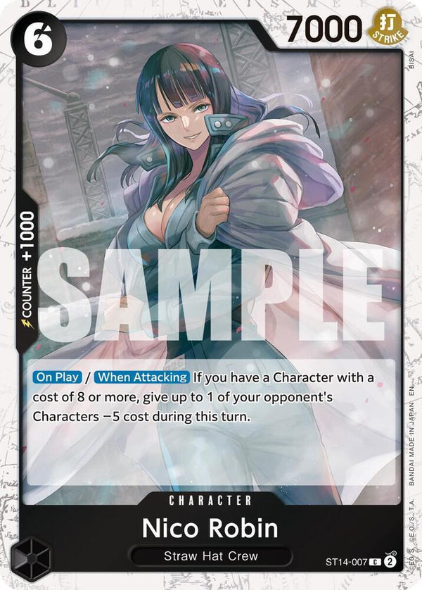 Nico Robin - ST14-007 (Pirate Foil) - One Piece Card Game