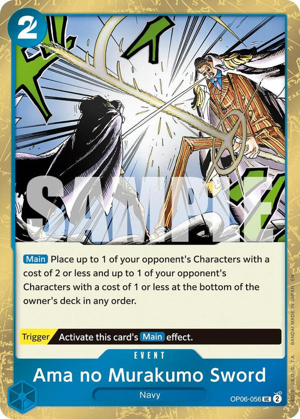 Ama no Murakumo Sword (Pirate Foil) - One Piece Card Game