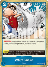 White Snake (Pirate Foil) - One Piece Card Game