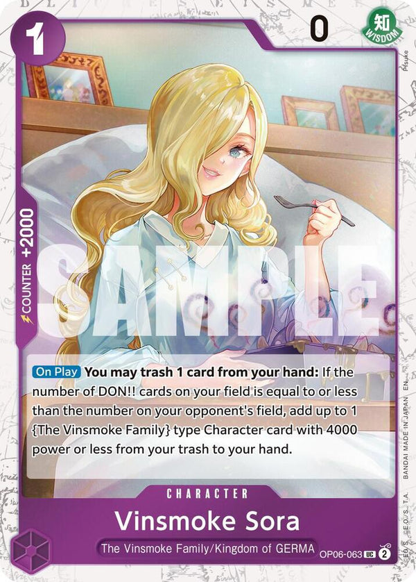 Vinsmoke Sora (Pirate Foil) - One Piece Card Game