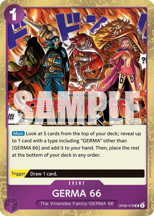 GERMA 66 (Pirate Foil) - One Piece Card Game