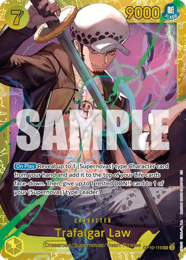 Trafalgar Law - OP10-119 (Reprint) - One Piece Card Game