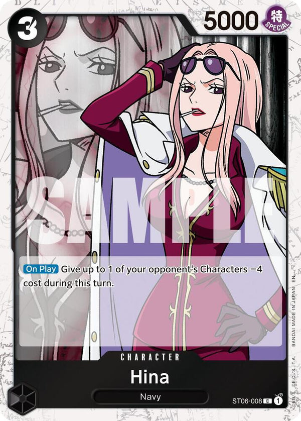 Hina (Pirate Foil) - One Piece Card Game