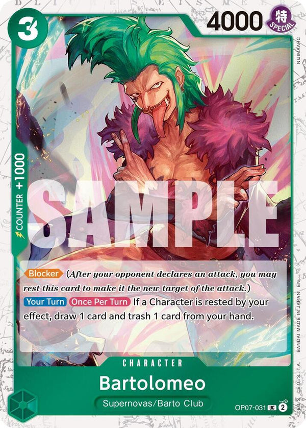 Bartolomeo (Pirate Foil) - One Piece Card Game