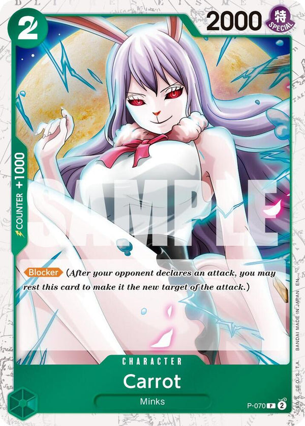 Carrot - P-070 (Pirate Foil) - One Piece Card Game