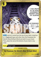 He Possesses the World's Most Brilliant Mind (Pirate Foil) - One Piece Card Game