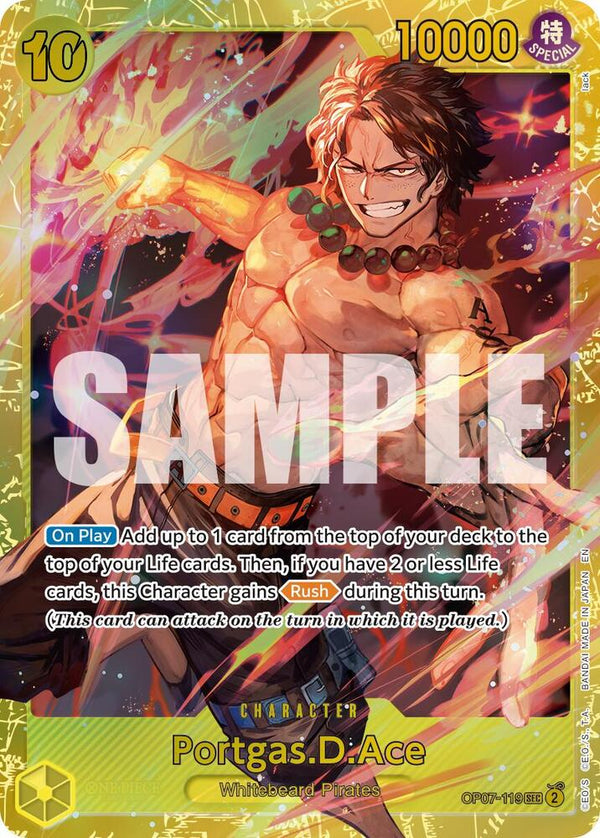 Portgas.D.Ace - OP07-119 (Reprint) - One Piece Card Game