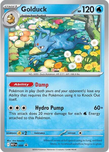 Golduck - 008 - Pokémon