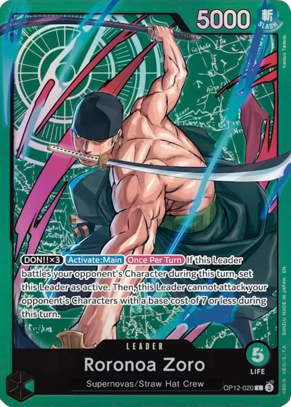 Roronoa Zoro - OP12-020 (Zoro Deck) - One Piece Card Game