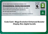 Code Card - Mega Evolution Enhanced Booster Display Box digital bundle - Pokémon