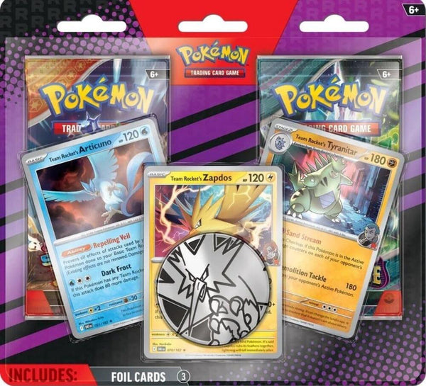 2-Pack Blister Pack [Team Rocket's Articuno, Zapdos & Tyranitar] - Pokémon