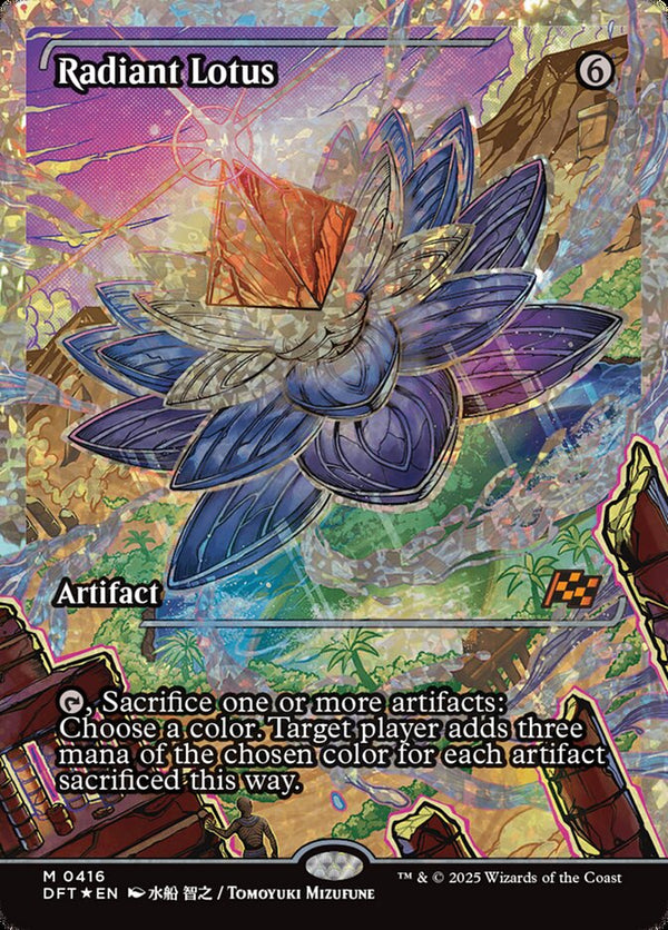 Radiant Lotus (Showcase) (Fracture Foil) - Magic: The Gathering