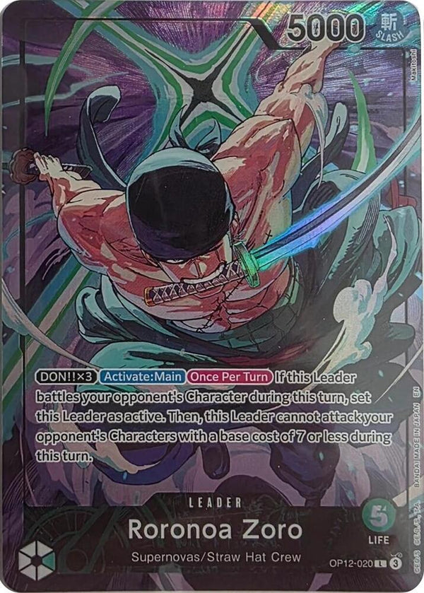 Roronoa Zoro - OP12-020 (Official Playmat Limited Edition Vol.4) - One Piece Card Game
