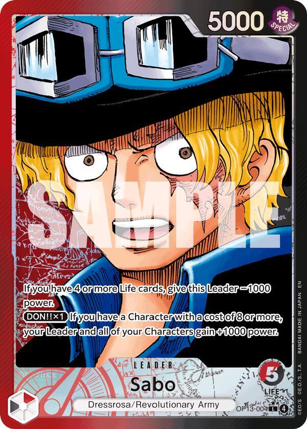 Sabo (004) (Alternate Art) - One Piece Card Game