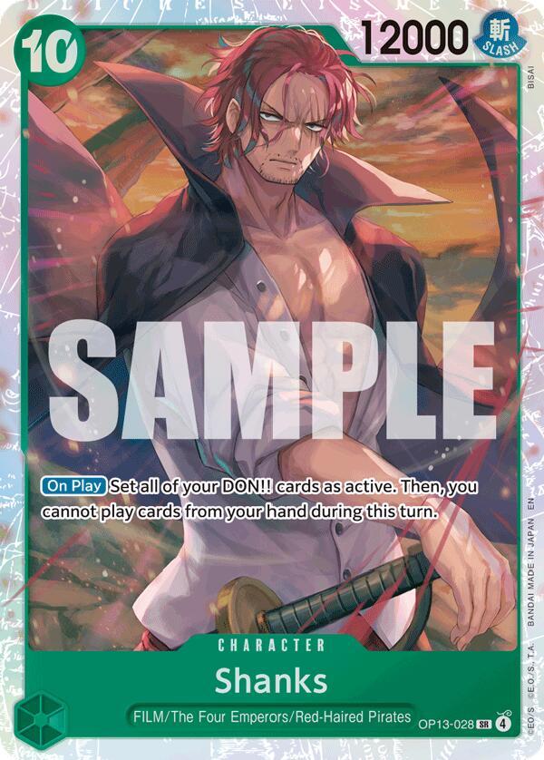 Shanks (028) - One Piece Card Game