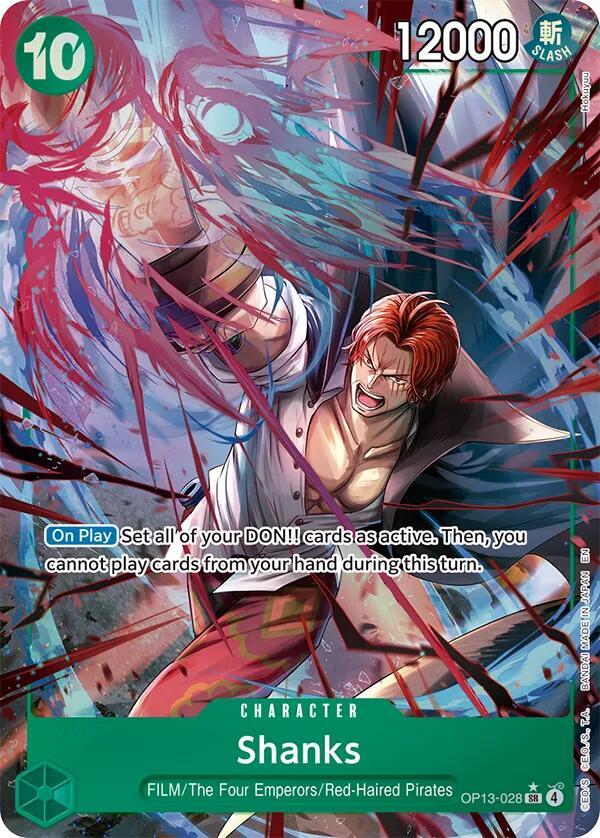 Shanks (028) (Alternate Art) - One Piece Card Game