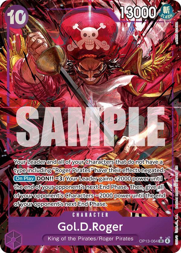 Gol.D.Roger (064) (Alternate Art) - One Piece Card Game