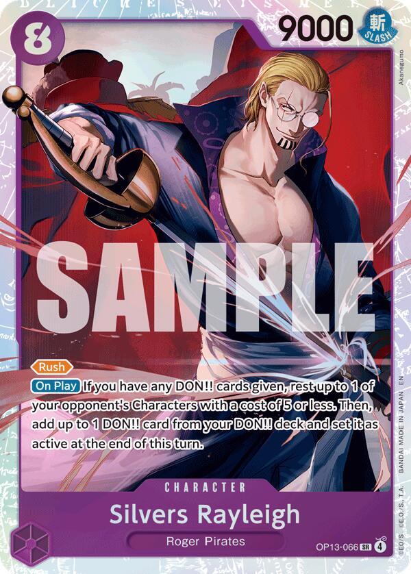 Silvers Rayleigh - One Piece Card Game