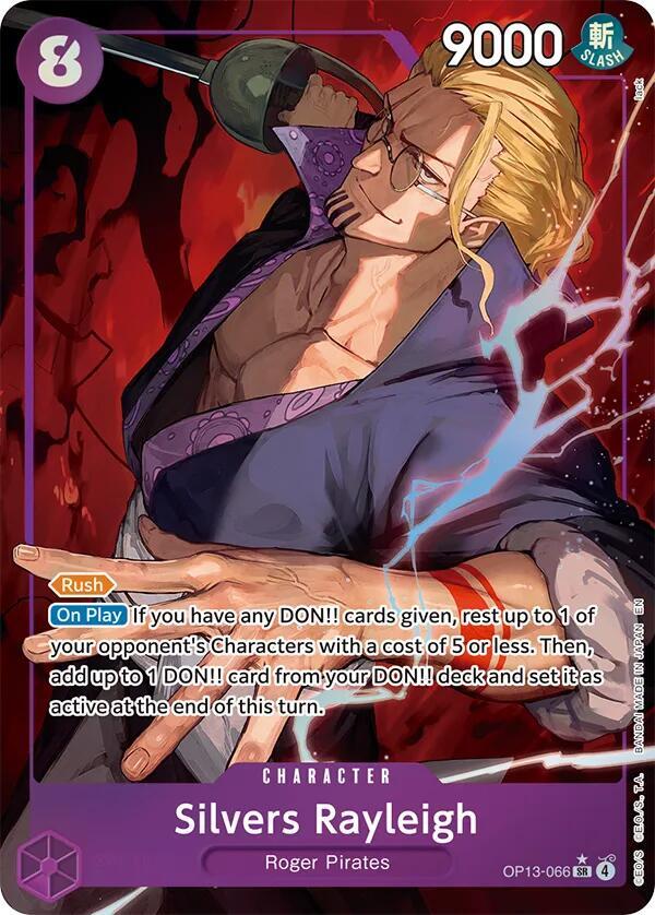 Silvers Rayleigh (Alternate Art) - One Piece Card Game