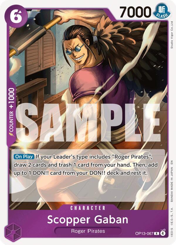 Scopper Gaban - One Piece Card Game