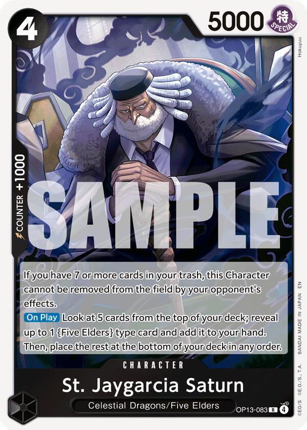St. Jaygarcia Saturn - One Piece Card Game