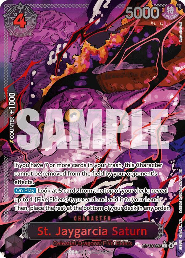 St. Jaygarcia Saturn (Parallel) - One Piece Card Game