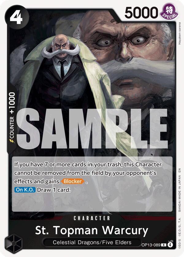 St. Topman Warcury - One Piece Card Game