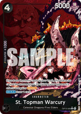 St. Topman Warcury (Alternate Art) - One Piece Card Game