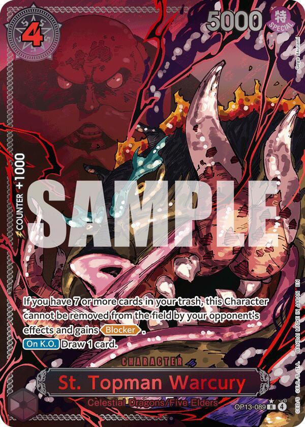 St. Topman Warcury (Parallel) - One Piece Card Game