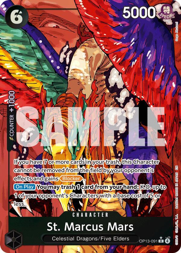 St. Marcus Mars (Alternate Art) - One Piece Card Game