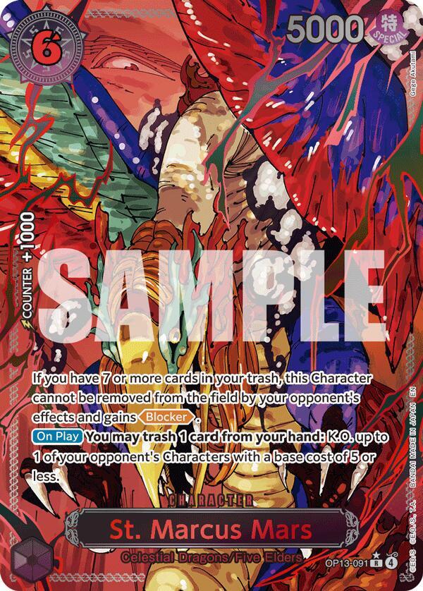 St. Marcus Mars (Parallel) - One Piece Card Game