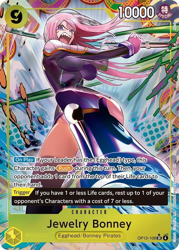 Jewelry Bonney (108) (Alternate Art) - One Piece Card Game