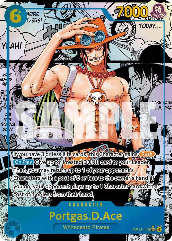 Portgas.D.Ace (119) (Super Alternate Art) - One Piece Card Game