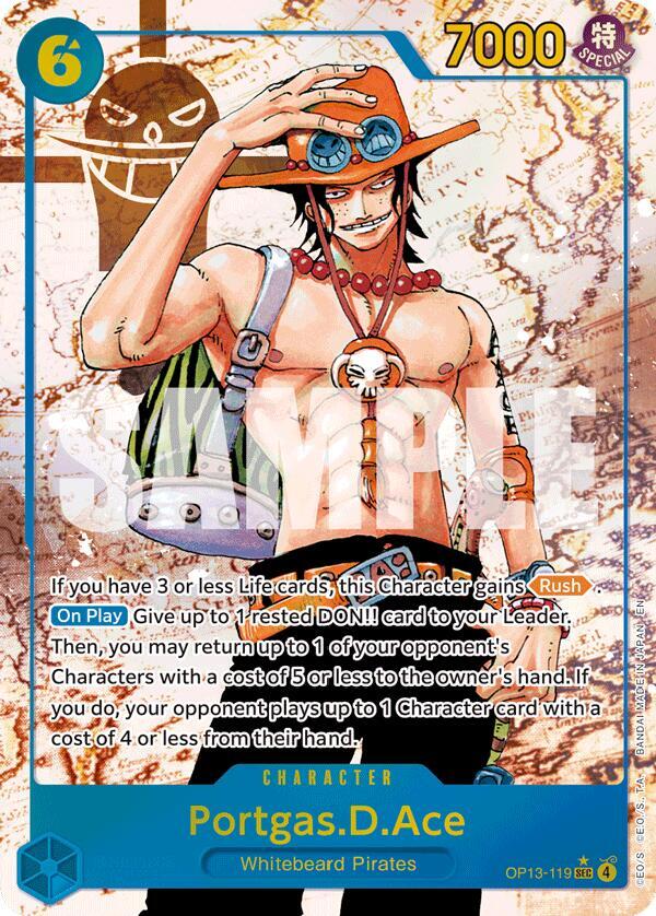 Portgas.D.Ace (119) (Parallel) - One Piece Card Game
