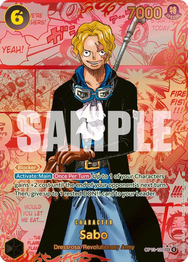 Sabo (120) (Red Super Alternate Art) - One Piece Card Game