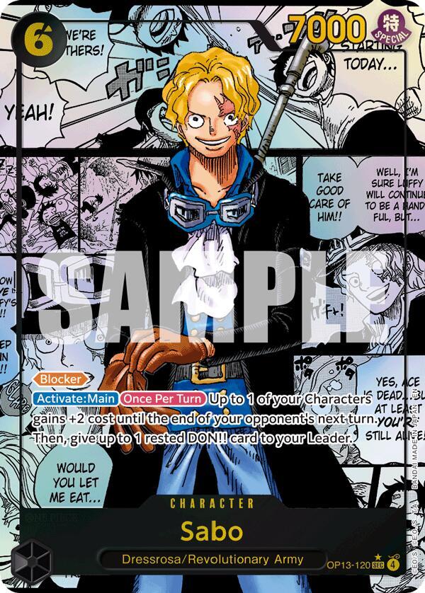 Sabo (120) (Super Alternate Art) - One Piece Card Game