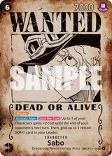 Sabo (120) (Wanted Poster) - One Piece Card Game