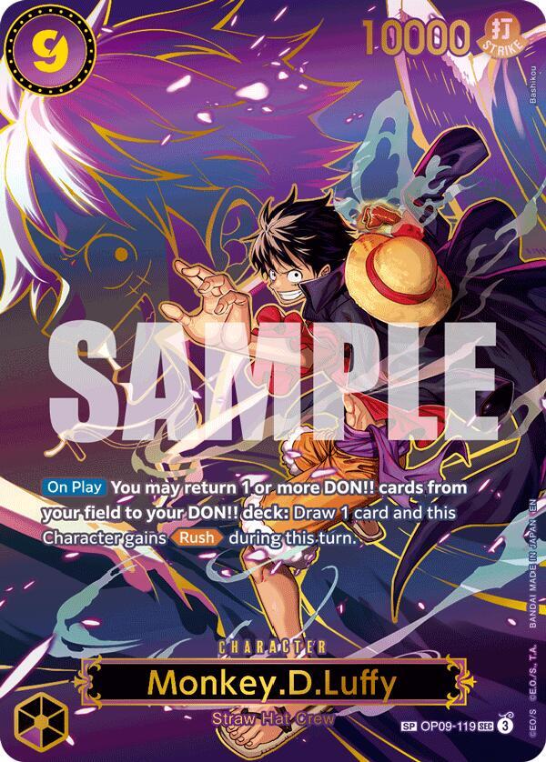 Monkey.D.Luffy - OP09-119 (SP) - One Piece Card Game