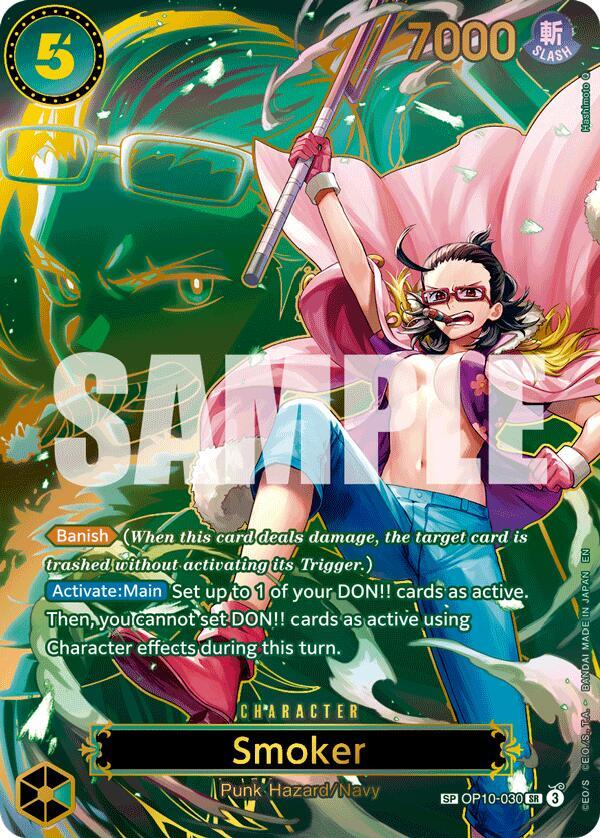 Smoker - OP10-030 (SP) - One Piece Card Game