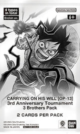 Carrying On His Will - 3rd Anniversary Tournament 3 Brothers Pack - One Piece Card Game