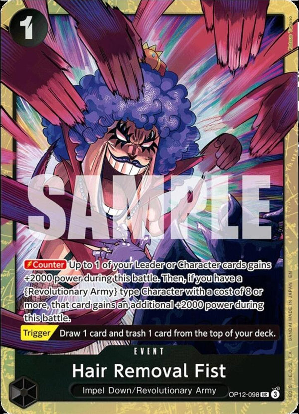 Hair Removal Fist (Premium Card Collection -Best Selection Vol. 5-) - One Piece Card Game