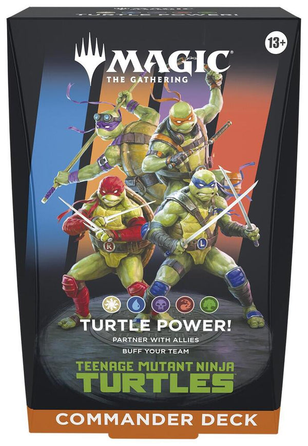 Teenage Mutant Ninja Turtles Commander Deck - Turtle Power! - Magic: The Gathering