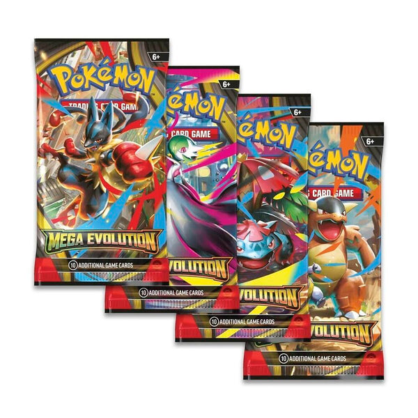 Mega Evolution Booster Pack Art Bundle [Set of 4] - Pokémon