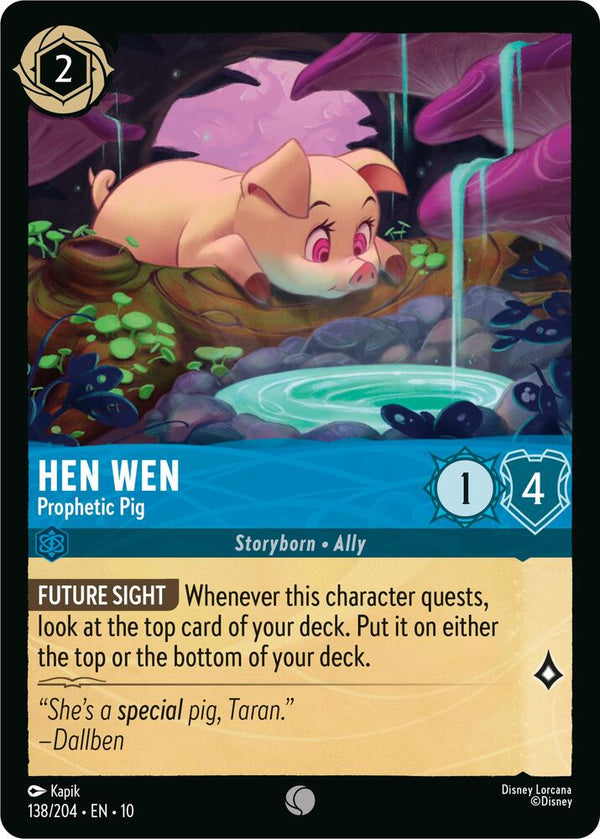 Hen Wen - Prophetic Pig - Disney Lorcana