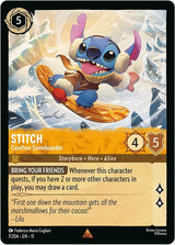 Stitch - Carefree Snowboarder - Disney Lorcana