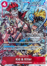 Kid & Killer (CS 25-26 Regionals Textured Chase Promo) - One Piece Card Game